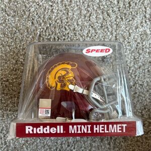 Authentic Caleb Williams USC Signed Mini-Helmet